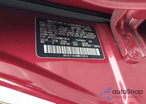 2021 Nissan Rogue Sport S Fwd Xtronic Cvt from USA, damaged, VIN JN1BJ1AV9MW318016